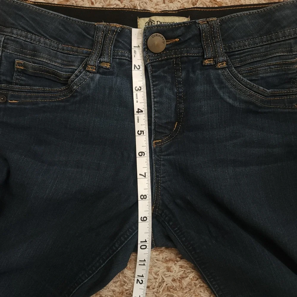 Democracy Skinny Jeans Womens 6 Dark Wash Ab Solution‎ Stretch B1248BBXX